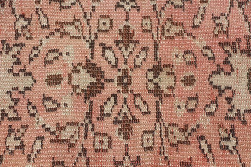 Vintage Turkish Runner Rug 3.4 x 7.2 ft
