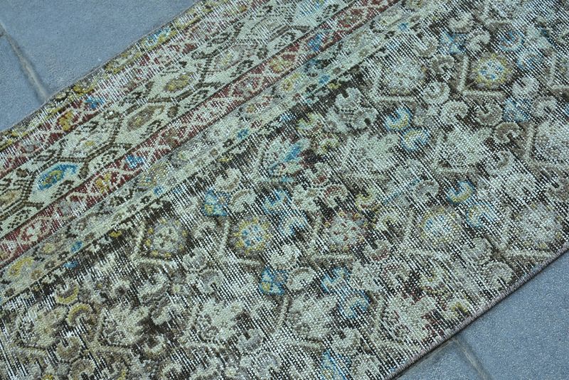 Vintage Turkish Mini Rug 2.3 x 3.6 ft