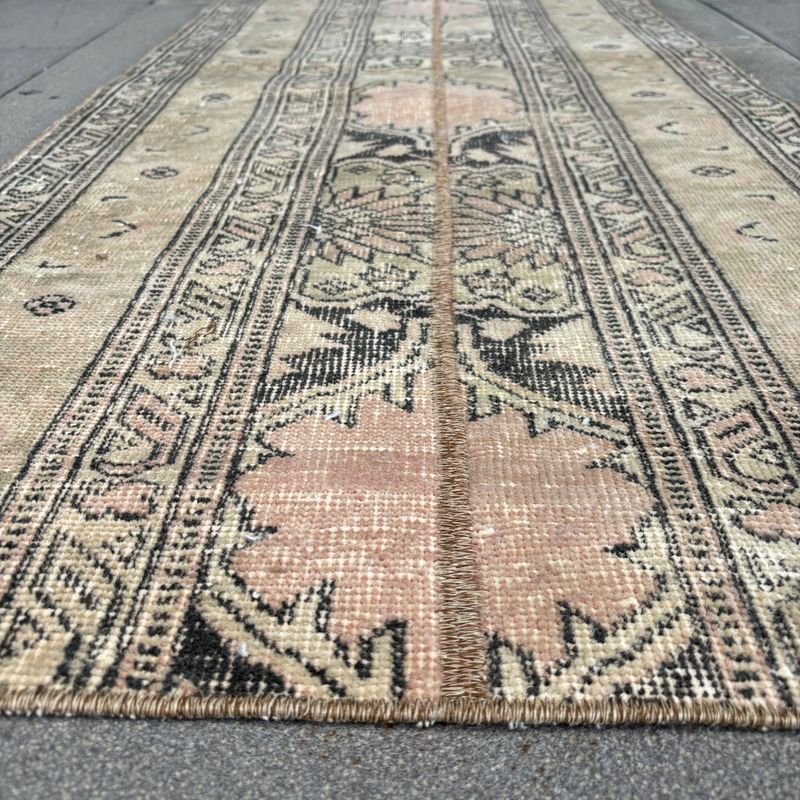 Vintage Turkish Runner Rug 2.3 x 5.5 ft