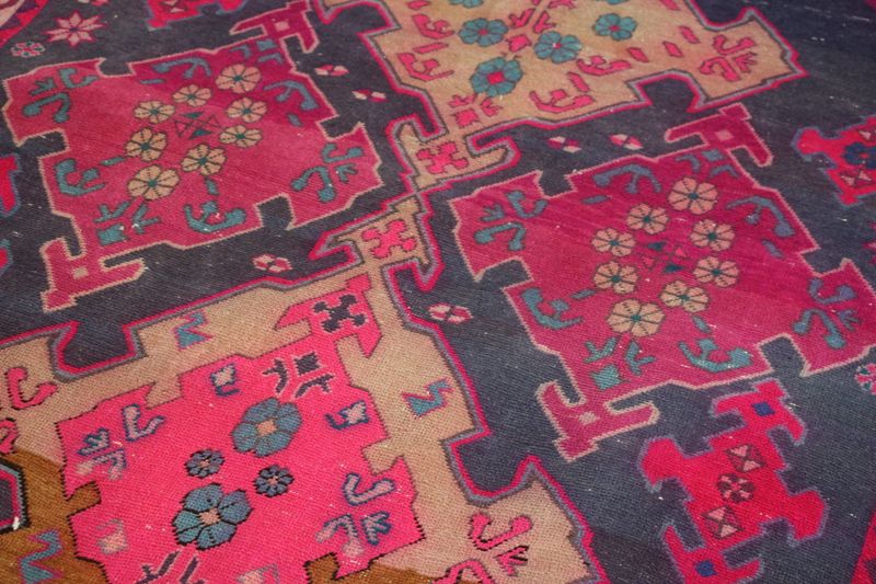 Vintage Persian Accent Area Rug 4.2 x 11 ft