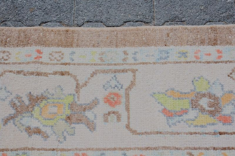 XL Vintage Turkish Accent Area Rug 7.9 x 9.8 ft
