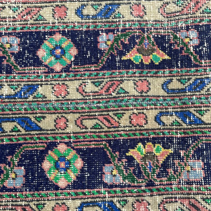 Vintage Turkish Runner Rug 1.6 x 11.3 ft