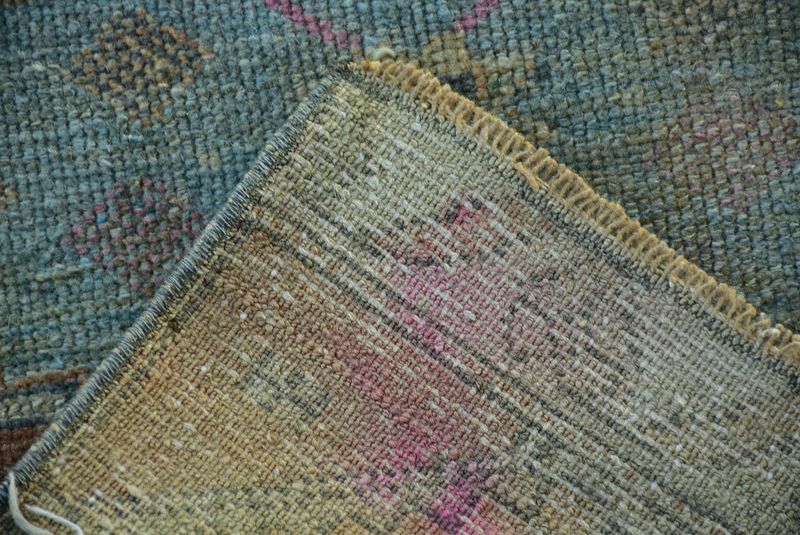 Vintage Turkish Mini Rug 1.4 x 2.5 ft
