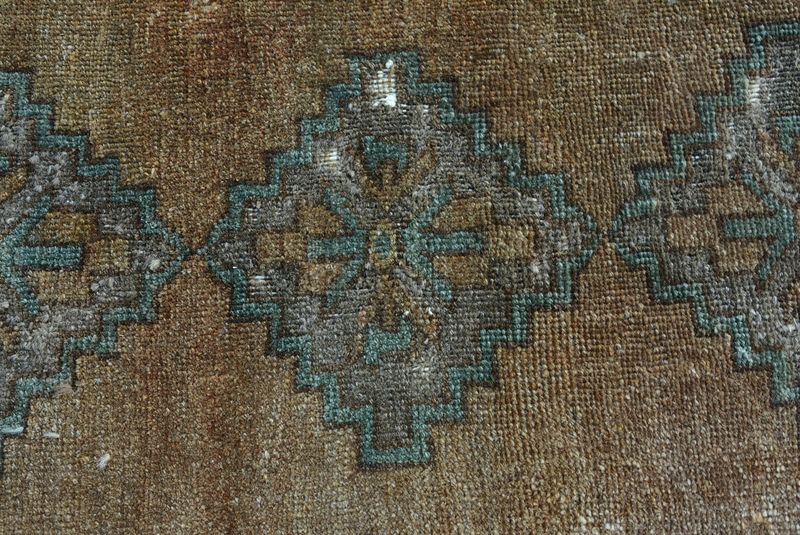 Vintage Turkish Mini Rug 1.3 x 2.5 ft