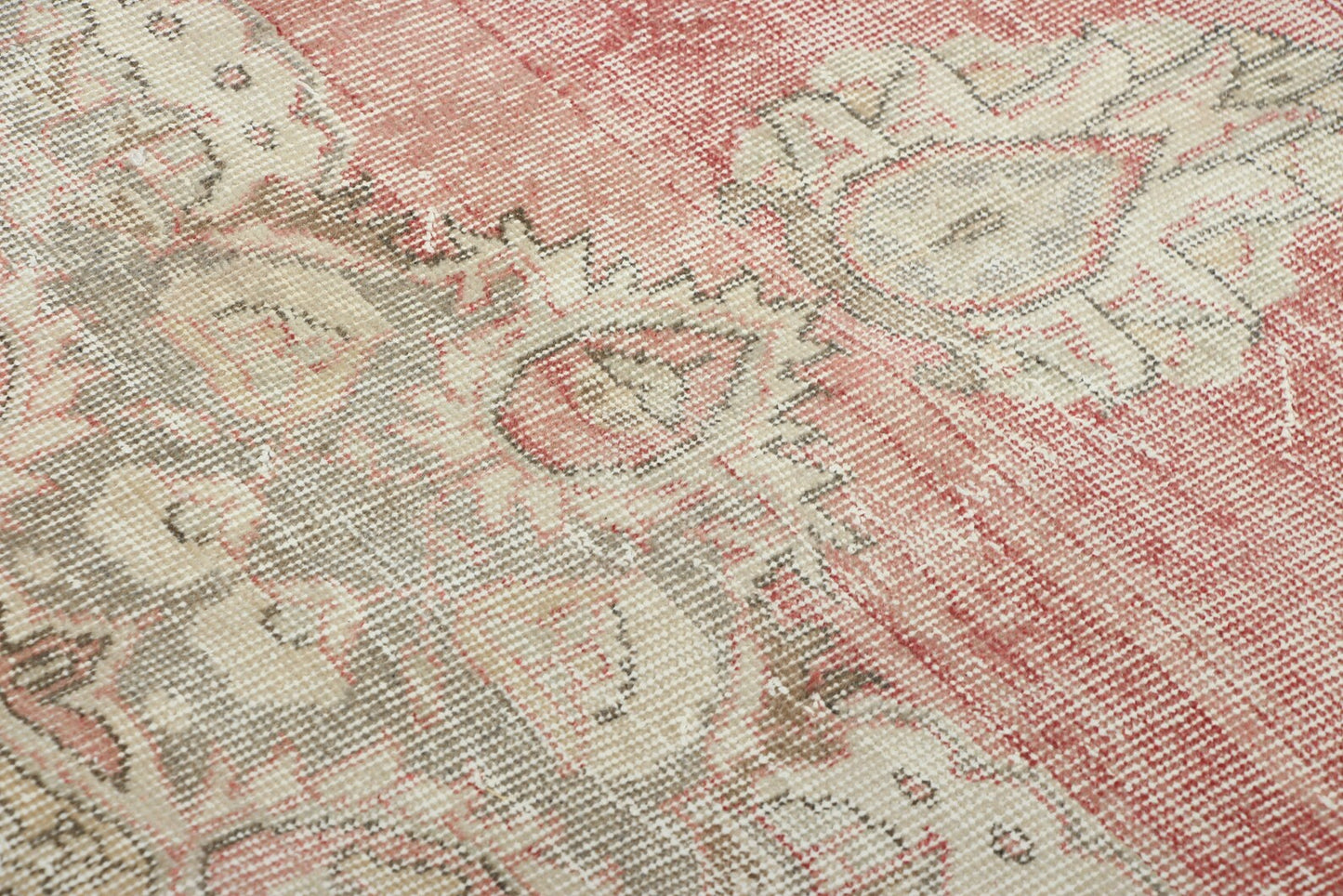 XL Vintage Turkish Accent Area Rug 6.2 x 8.7 ft