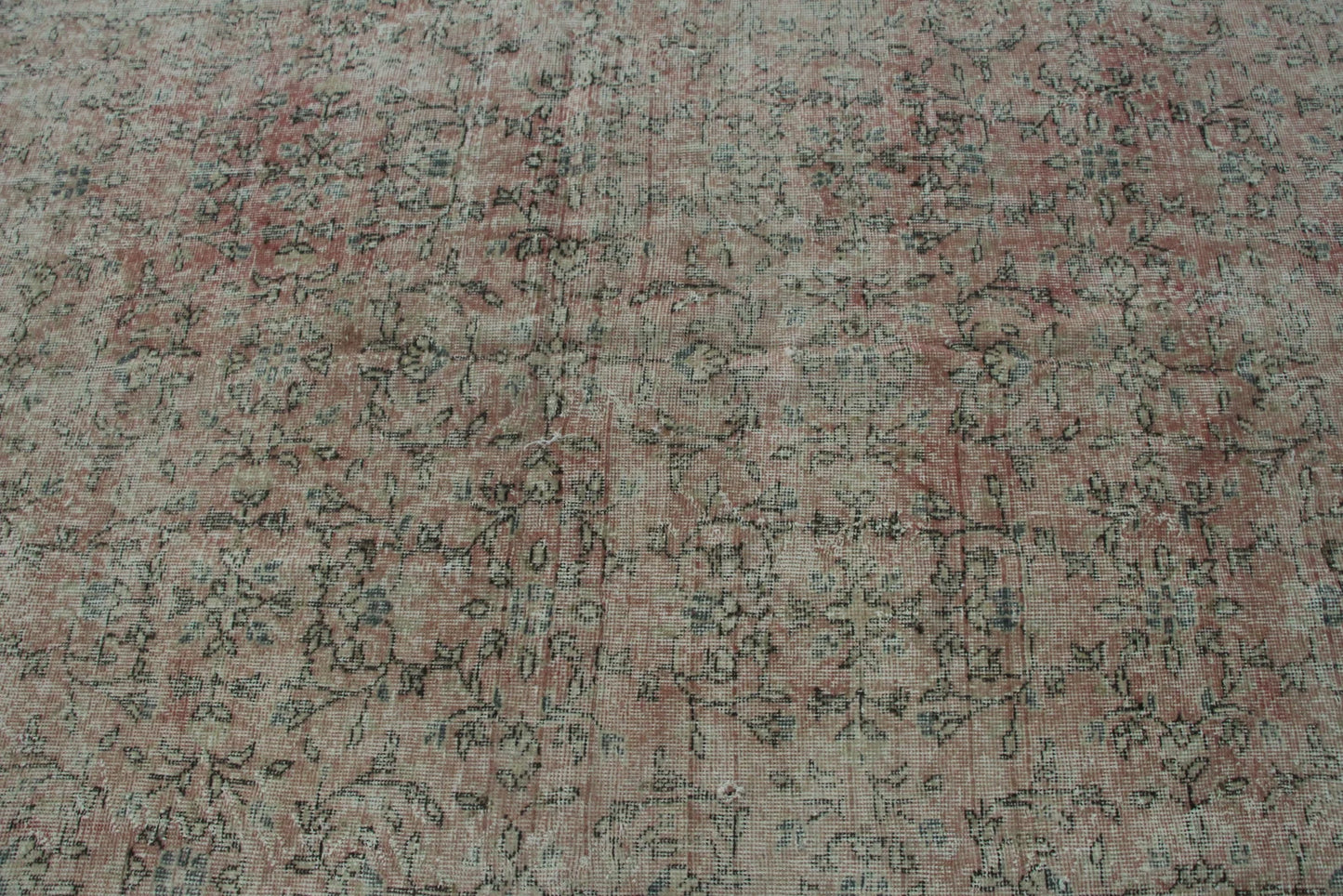XL Vintage Turkish Accent Area Rug 5.5 x 10.6 ft