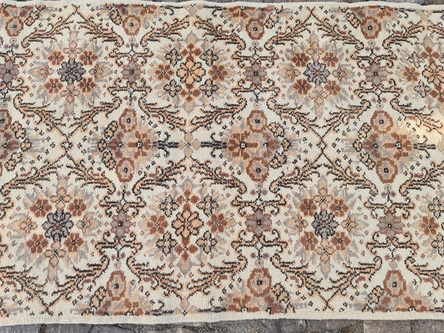 Vintage Turkish Accent Area rug 2.9 x 6.6 ft