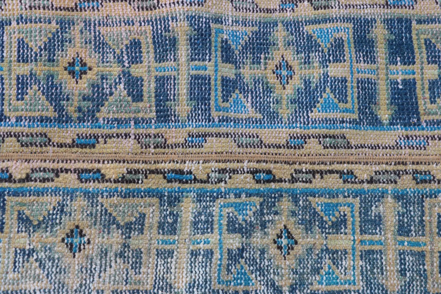 Vintage Turkish Accent Runner Rug 1.5 x 6.8 ft