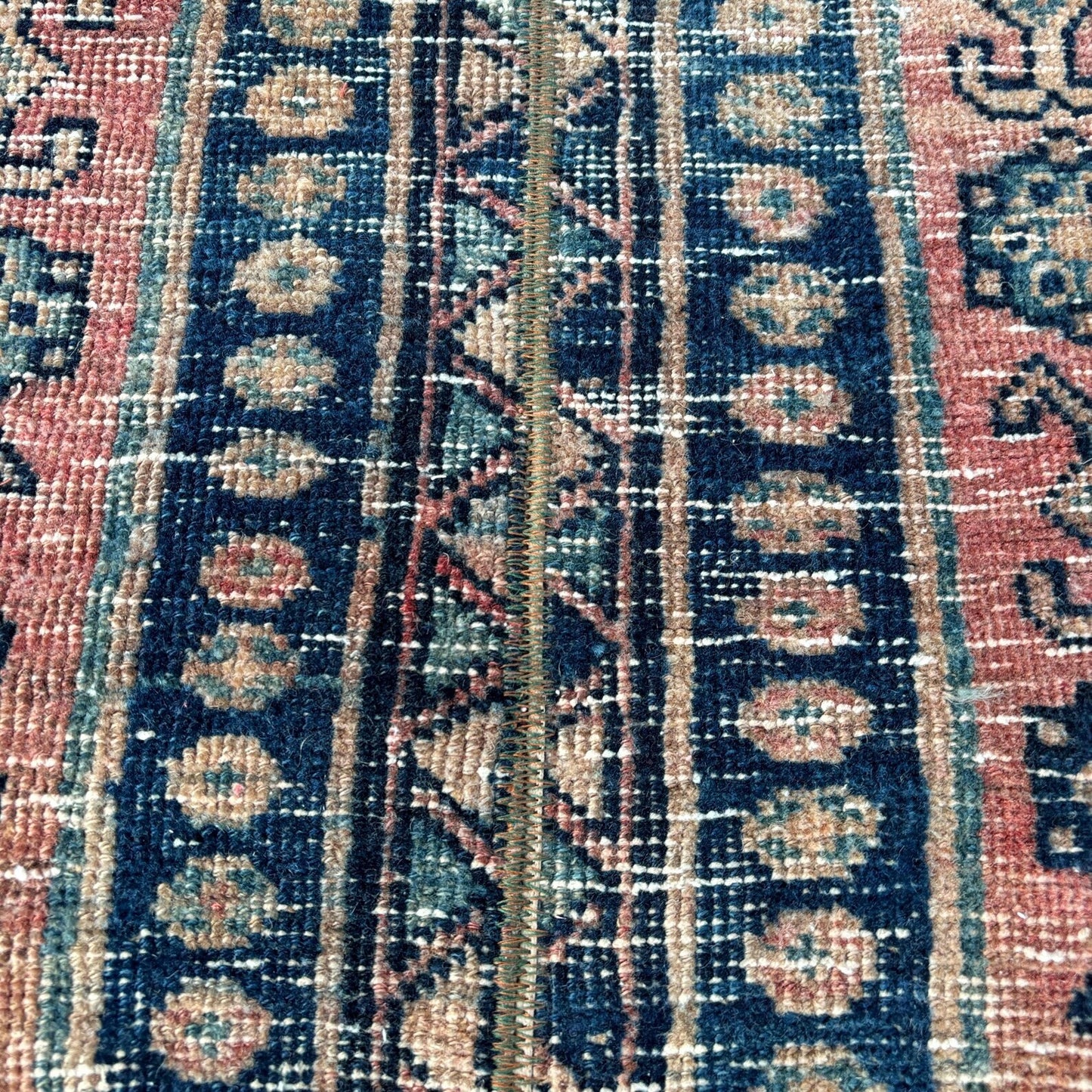 Vintage Turkish Mini Rug 1.7 x 2.5 ft