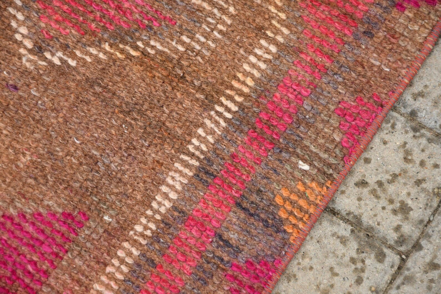 Vintage Turkish Runner Rug 2.9 x 10.3 ft