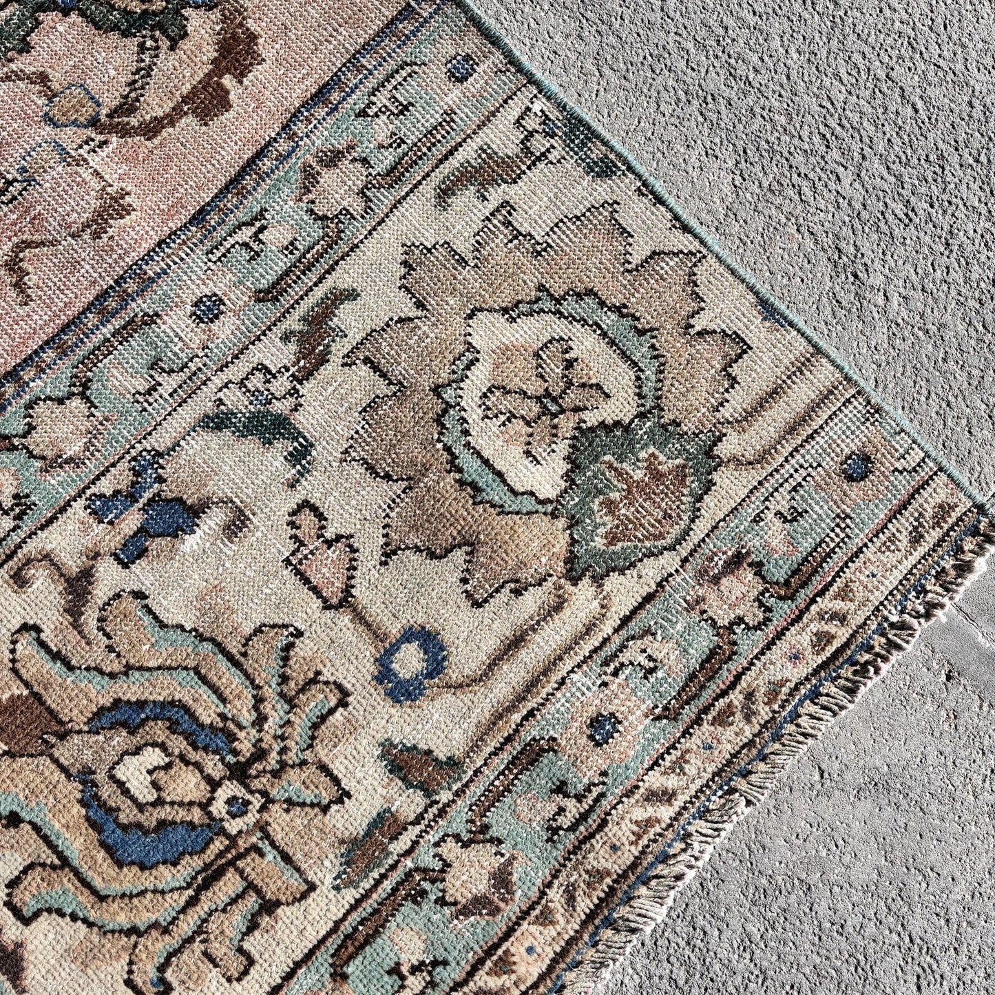 Vintage Turkish Runner Rug 3.2 x 11.3 ft