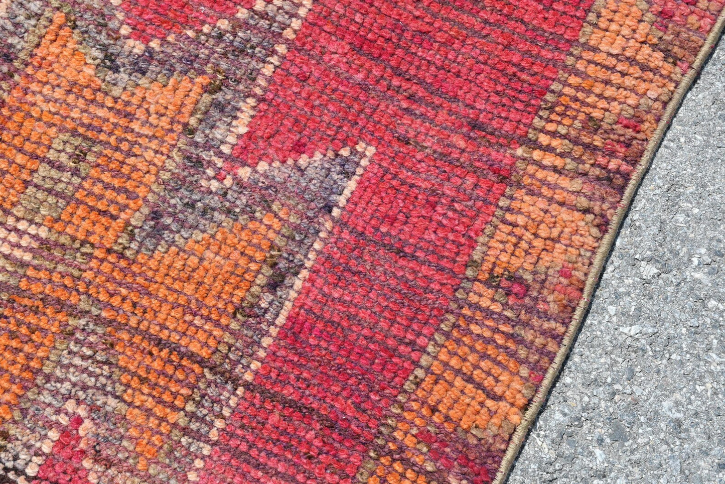 Vintage Turkish Runner Rug 2.8 x 11.2 ft