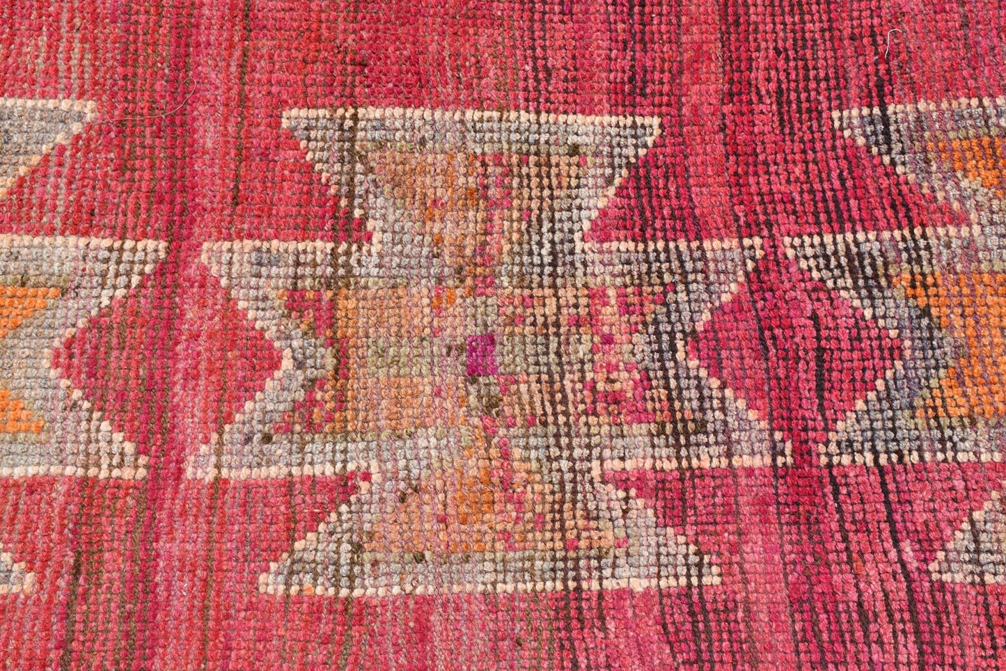 Vintage Turkish Runner Rug 2.8 x 11.2 ft