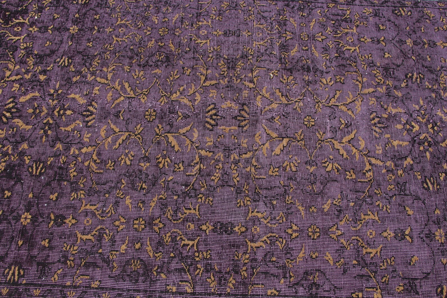 Vintage Turkish Accent Area rug 3.8 x 7 ft