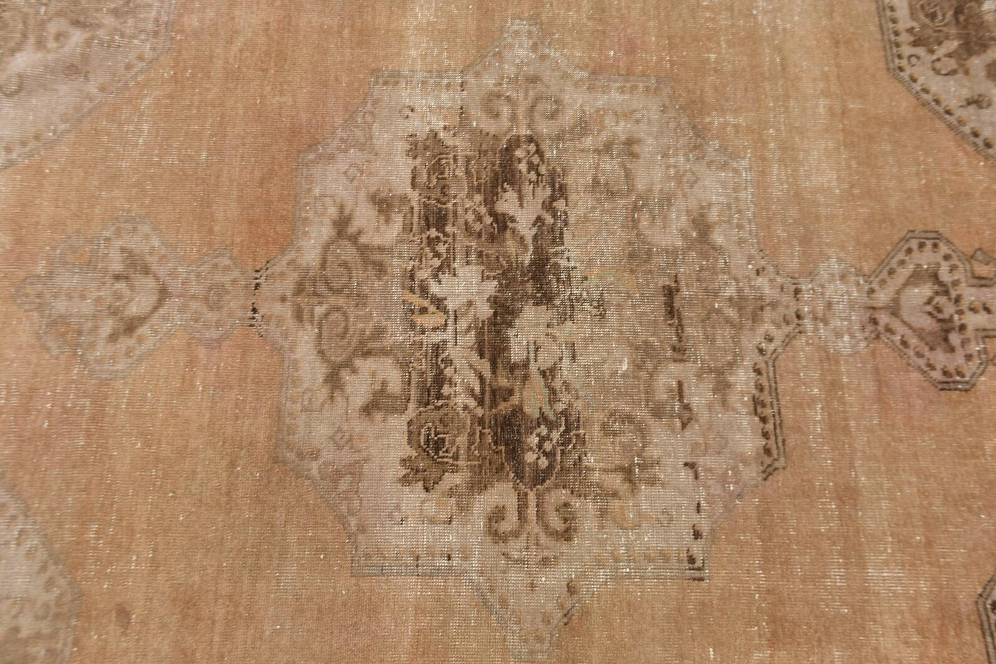 Vintage Turkish Accent Area rug 3.7 x 6.1 ft