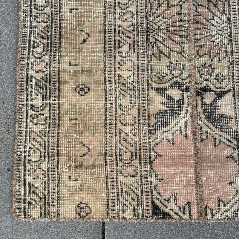 Vintage Turkish Runner Rug 2.3 x 5.5 ft