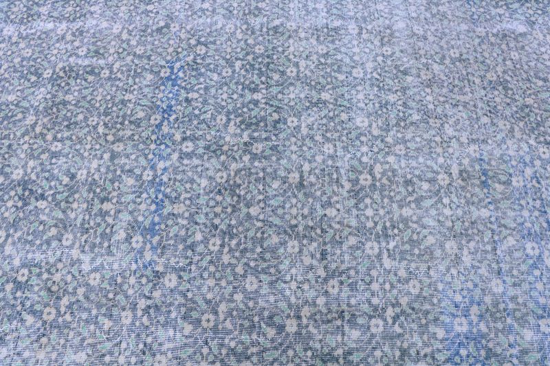 XL Vintage Turkish Accent Area rug 6.6 x 9.1 ft