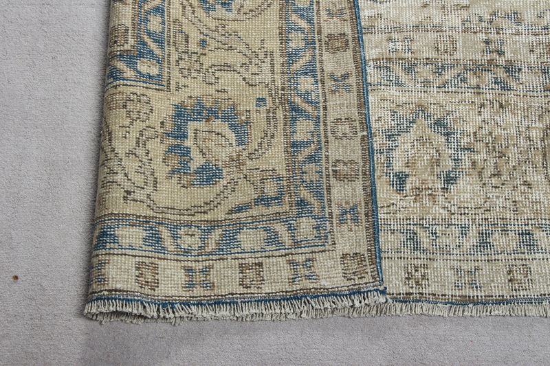 XL Vintage Turkish Accent Area Rug 7.2 x 10.2 ft