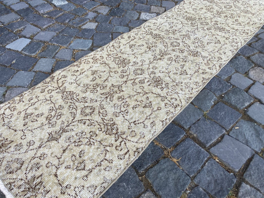 Vintage Turkish Runner Rug 1.8 x 6.3 ft