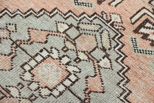 Vintage Turkish Mini Rug 1.3 x 2.7 ft