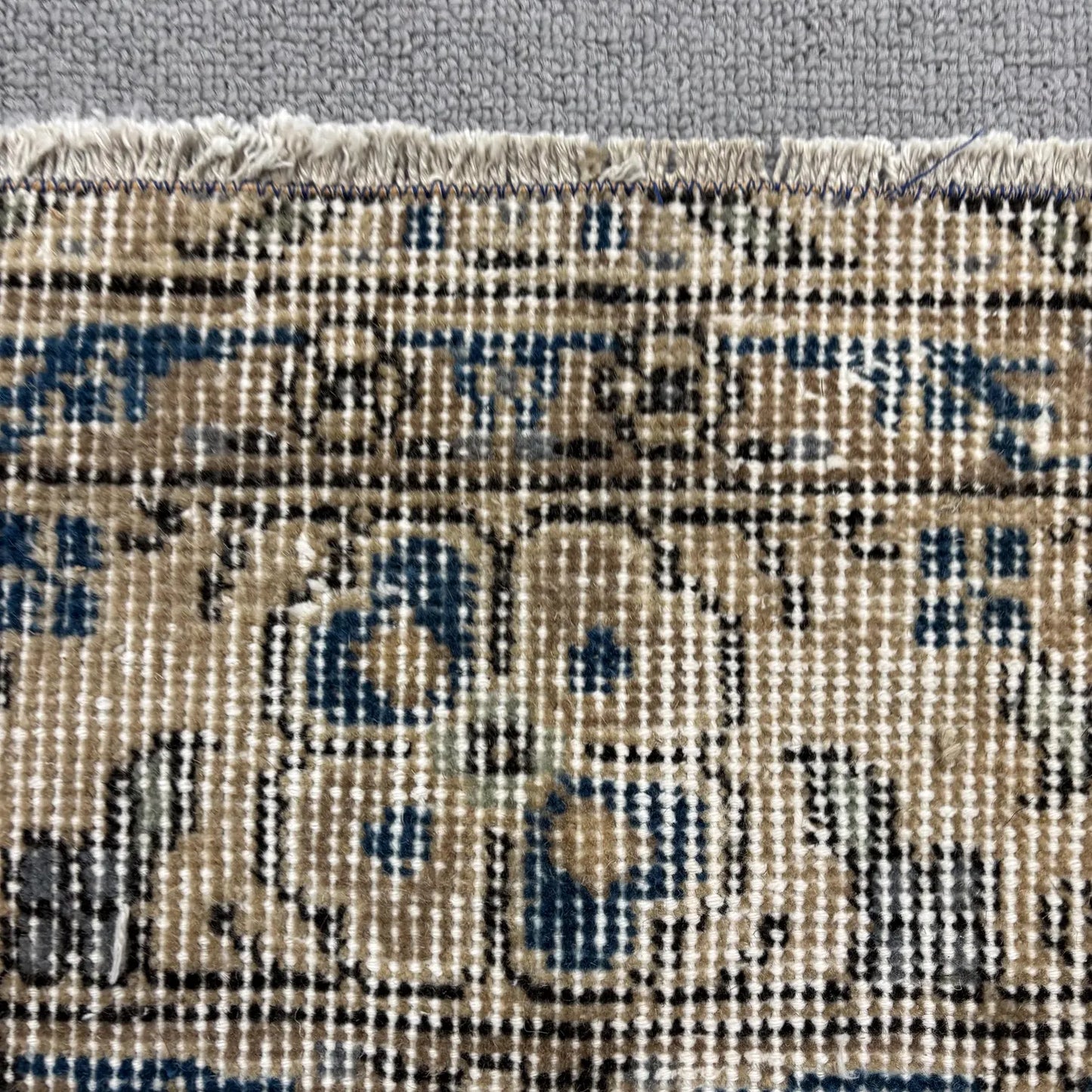 Vintage Turkish Runner Rug 1.9 x 7.7 ft
