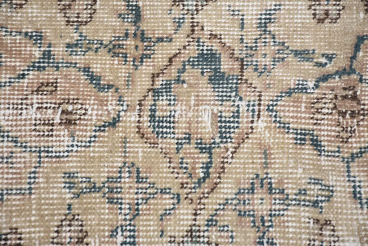 Vintage Turkish Accent Area rug 3.5 x 6 ft